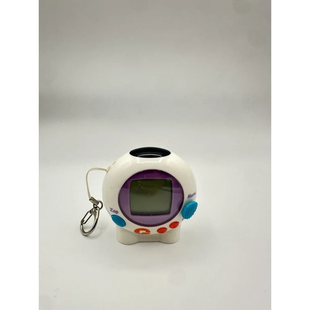 Vintage Radica Zap Virtual Pet Electronic Keychain Game Tested Works LCD Toy